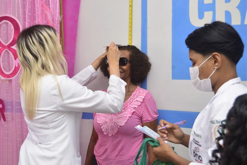 Fluxo com respeito ação mulher no CRAS Complexo da Cidade Nova VI