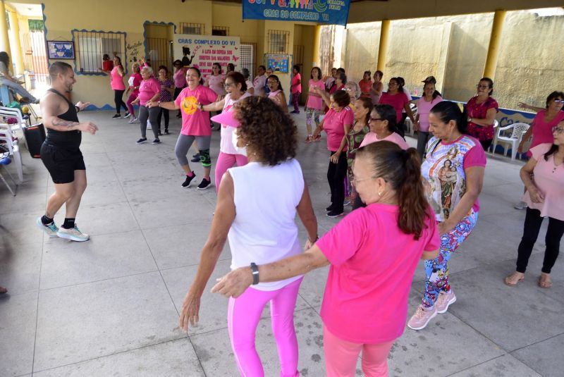Fluxo com respeito ação mulher no CRAS Complexo da Cidade Nova VI