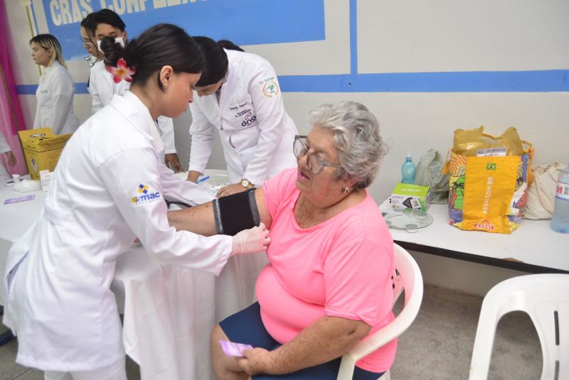 Fluxo com respeito ação mulher no CRAS Complexo da Cidade Nova VI