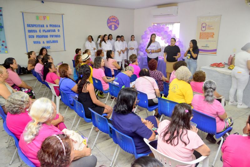 Fluxo com respeito ação mulher no CRAS Complexo da Cidade Nova VI