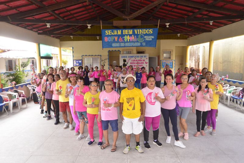 Fluxo com respeito ação mulher no CRAS Complexo da Cidade Nova VI
