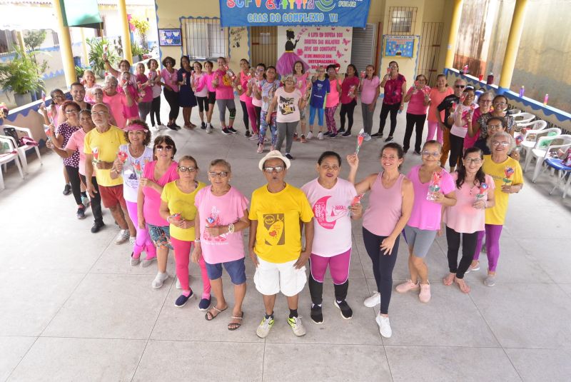 Fluxo com respeito ação mulher no CRAS Complexo da Cidade Nova VI