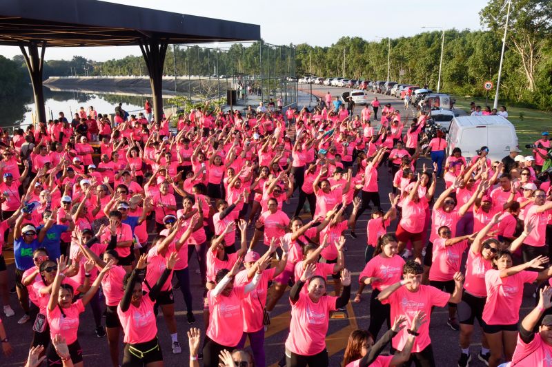 ll Corrida das Mulheres com usuários dos CRAS na Orla de Ananindeua