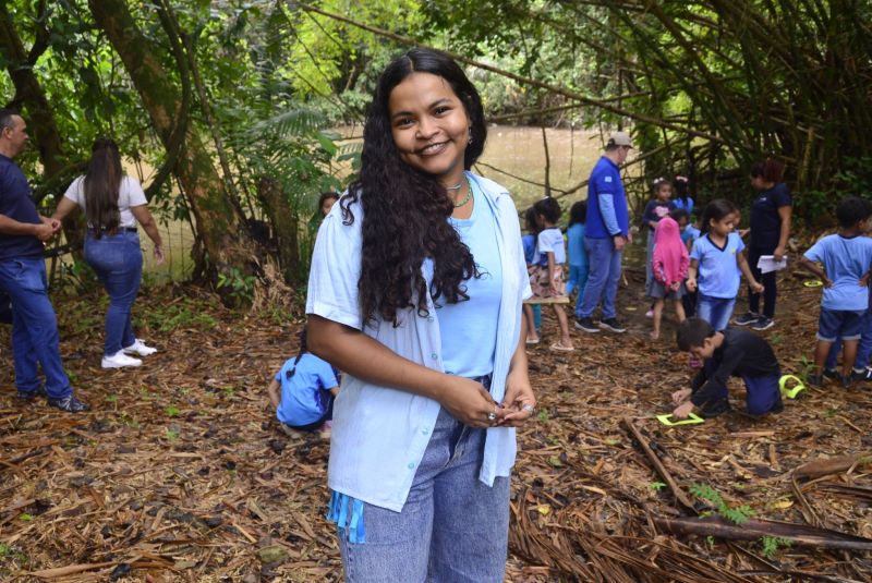 Projeto Águas de Março na Eco-escola municipal Ana Maria da Silva Souza no Icuí Guajará