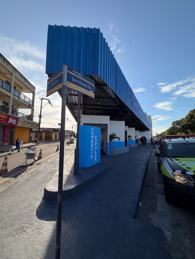 Inauguração do Comércio Popular Cidade Nova IV na av. Dom Vicente Zico
