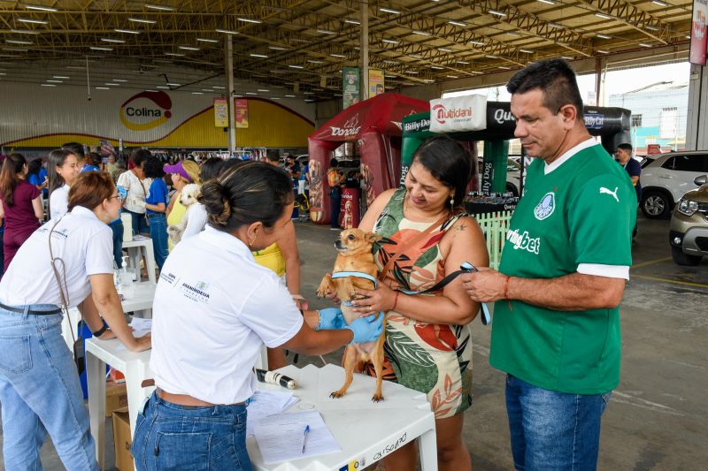 Festival Pet no estacionamento do supermercado Colina