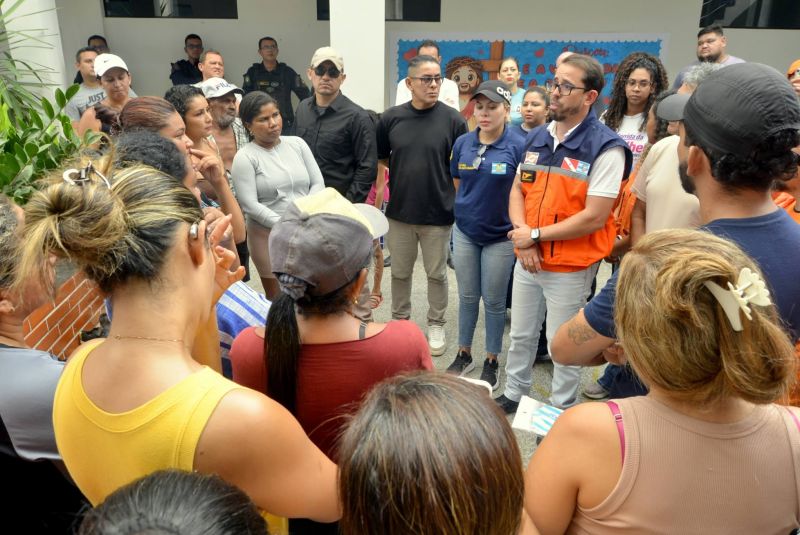 EMEF Santa Margarida, visita as famílias afetadas pelas chuvas