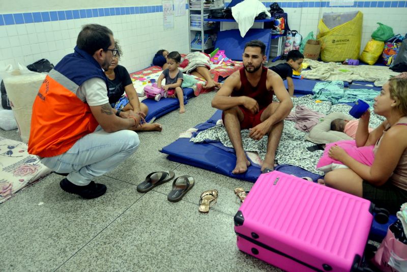 EMEF Santa Margarida, visita as famílias afetadas pelas chuvas