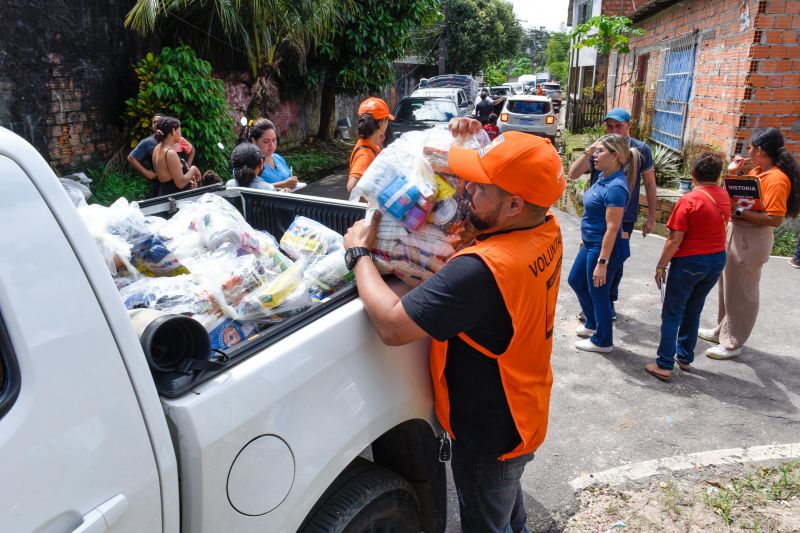 Apoio as famílias atingidas pelas chuvas