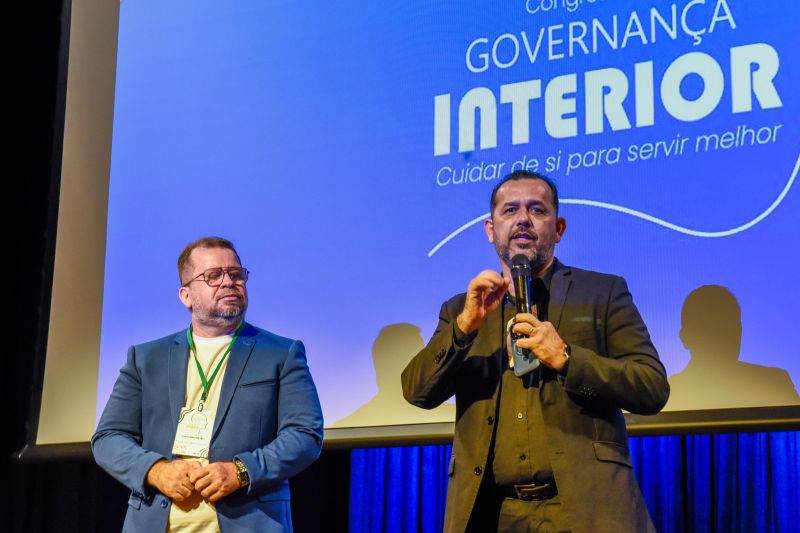 Congresso de Governança Interior no teatro de Ananindeua