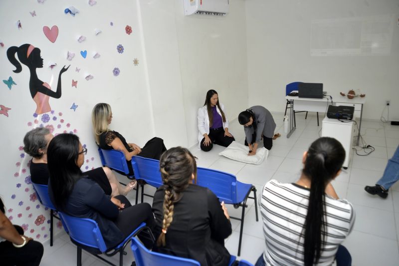 Curso de Primeiros Socorros para funcionários da Casa da Mulher Brasileira