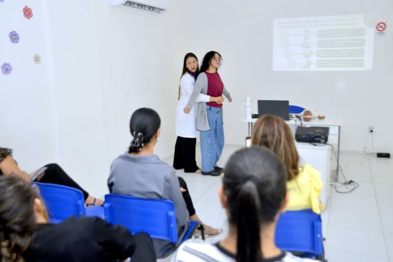 Curso de Primeiros Socorros para funcionários da Casa da Mulher Brasileira