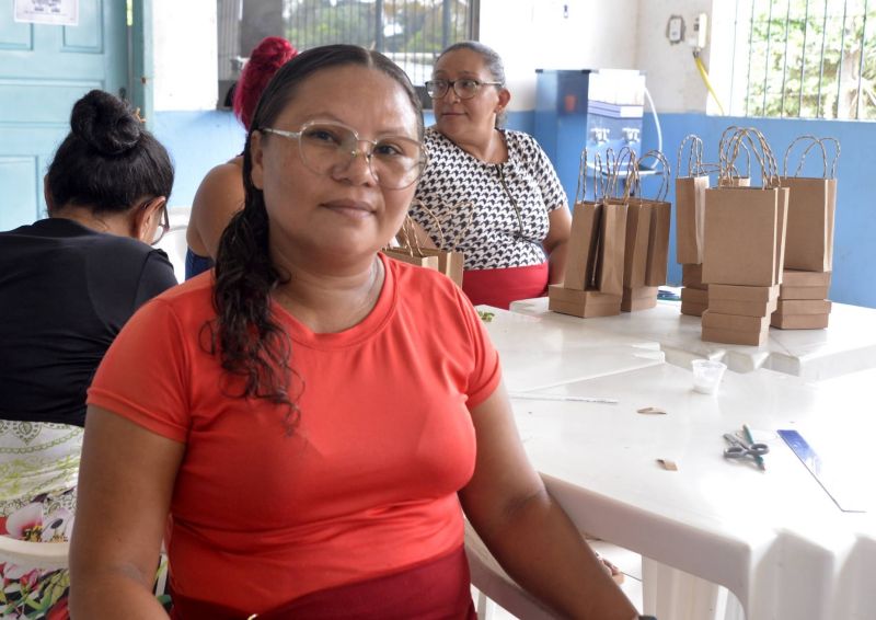 Curso de Embalagem no CRAS Santana