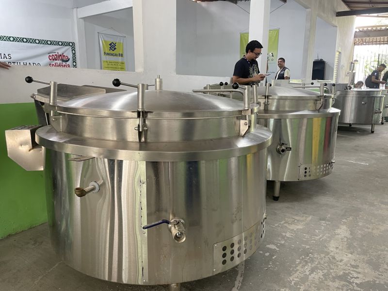 Assinatura de Ordem de Serviço para Implantação do Sisteminha e Cozinha Solidária no bairro Curuçambá