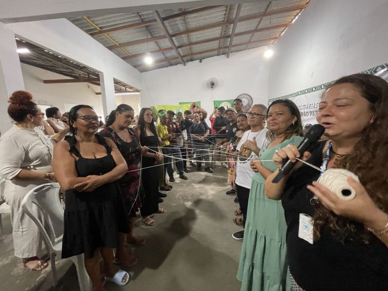 Assinatura de Ordem de Serviço para Implantação do Sisteminha e Cozinha Solidária no bairro Curuçambá