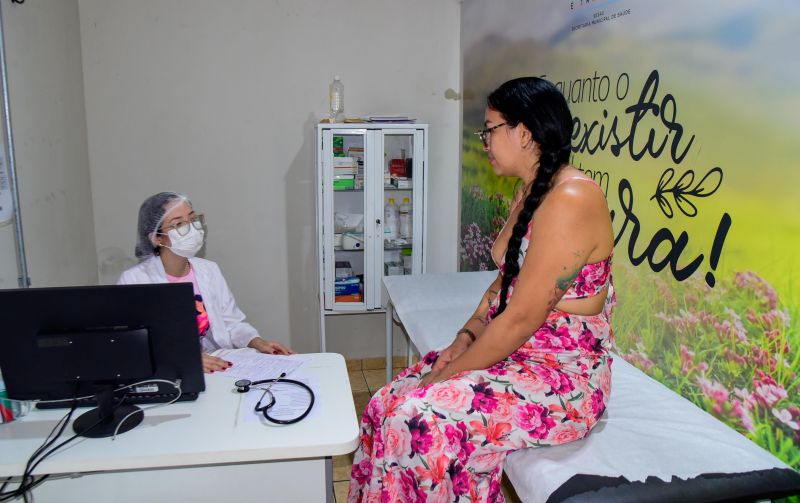 Ação Protege Mulher na UBS Falcolândia na Cidade Nova
