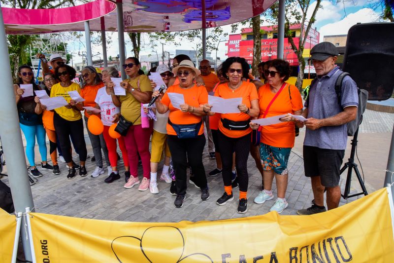 Ação Maio Laranja no complexo do Vlll