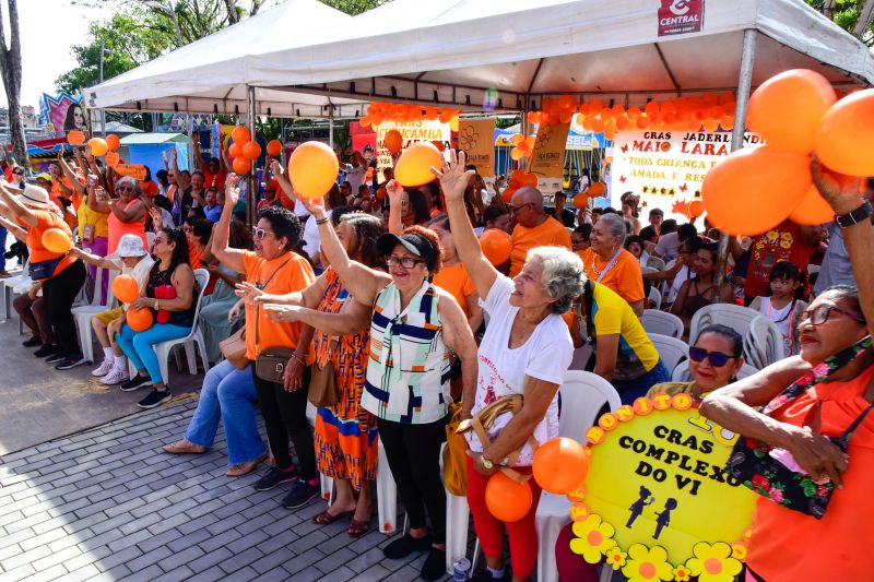 Ação Maio Laranja no complexo do Vlll
