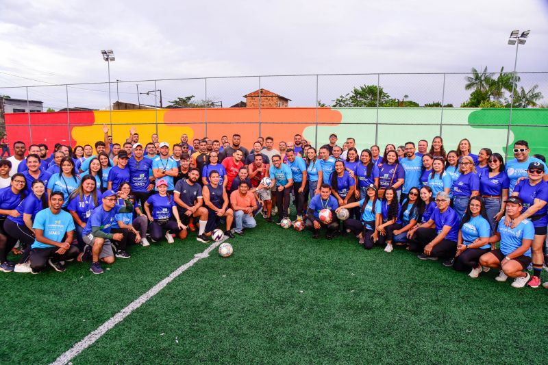 Entrega de material esportivos no Park Zona Sul