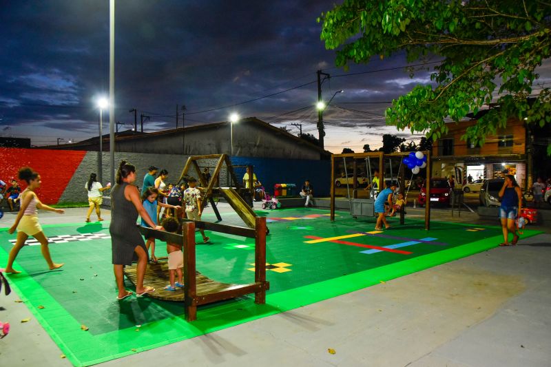 Inauguração da praça do conjunto Uirapuru no Icuí