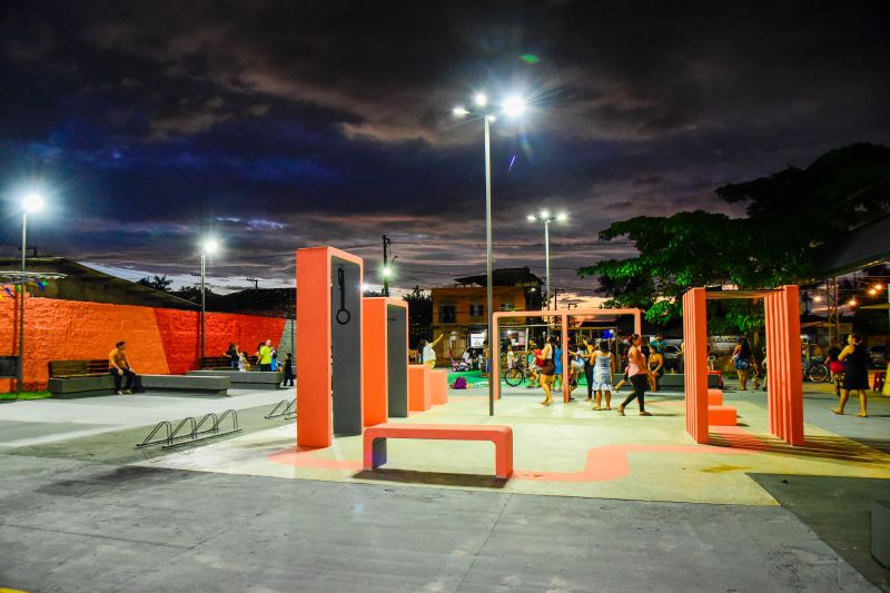Inauguração da praça do conjunto Uirapuru no Icuí