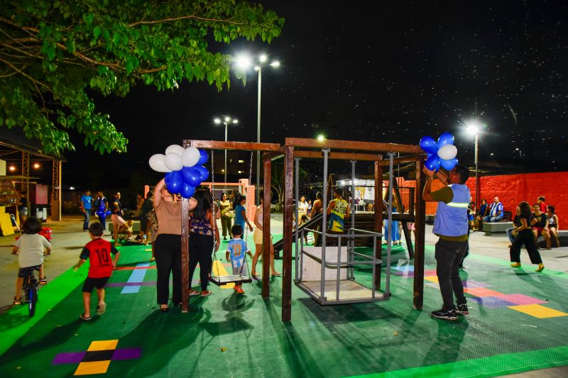 Inauguração da praça do conjunto Uirapuru no Icuí