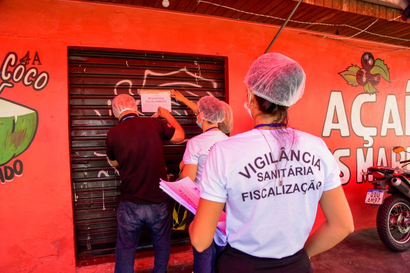 Ação MM nos pontos de açaí em Ananindeua