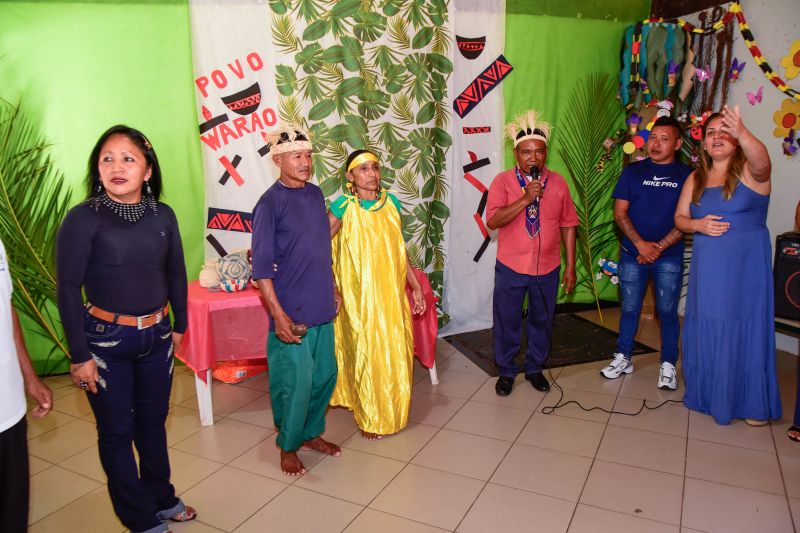 Ação com Warao no CRAS Daniel Reis