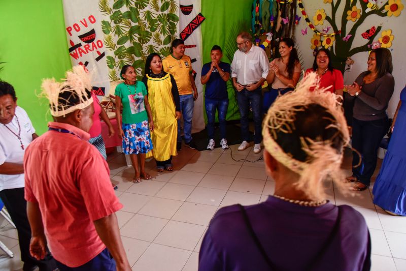 Ação com Warao no CRAS Daniel Reis
