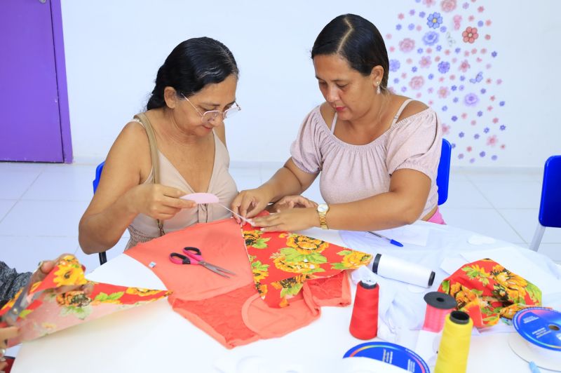 Curso de customização de roupa junina