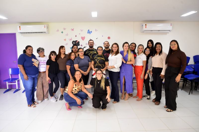 Curso de auto defesa para as mulheres assistidas na Casa da Mulher Brasileira