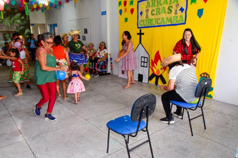 Festa junina no CRAS Curuçambá