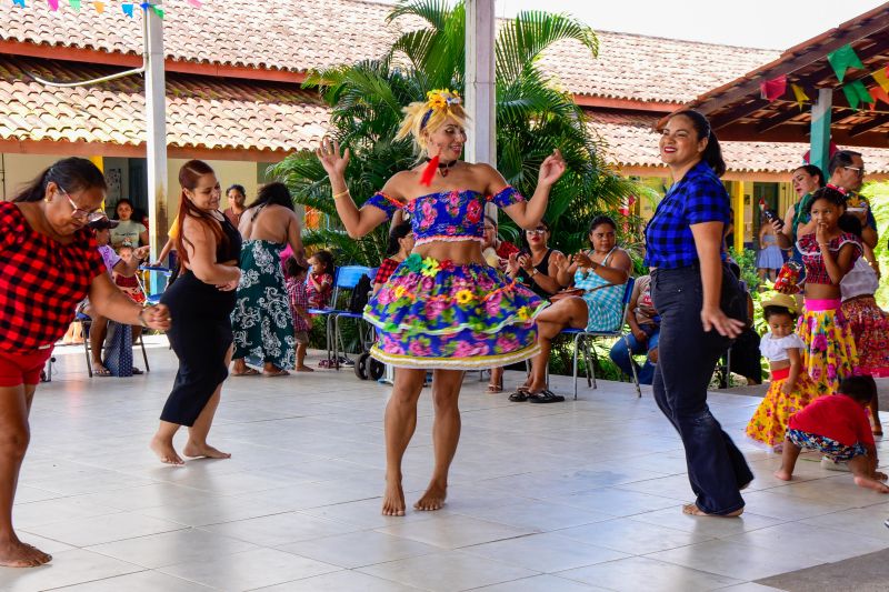 Festa junina na escola EMEF Raimunda Pinto no bairro 40 Horas