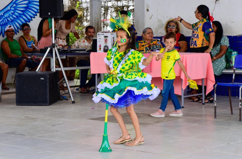 Festa junina na escola EMEF Raimunda Pinto no bairro 40 Horas