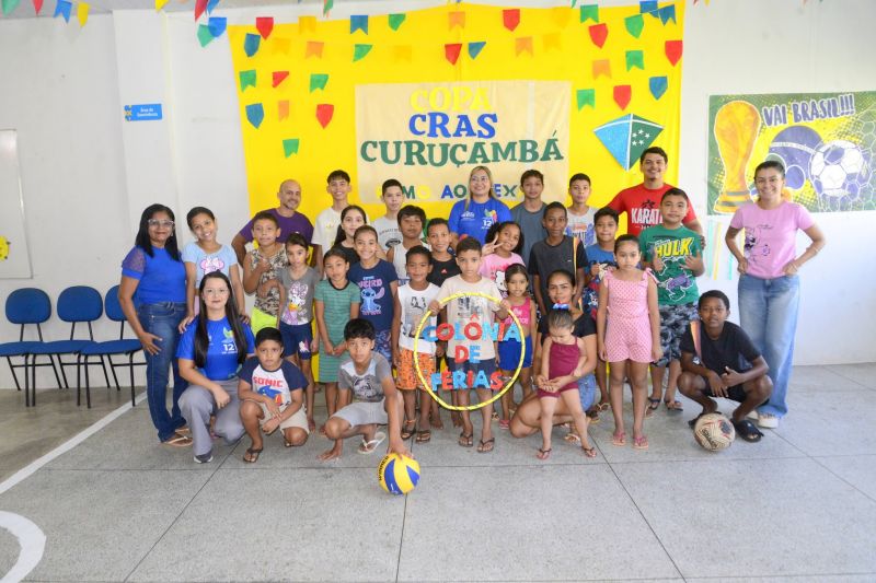 Colônia de férias no CRAS Curuçambá