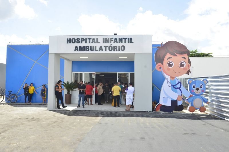 Inauguração da 1ª Etapa do Hospital Pediátrico de Ananindeua na Tv We 72  CN 6