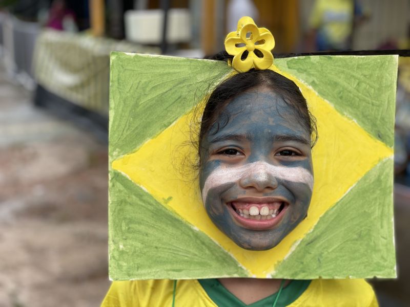 Jogo da Seleção Brasileira no Parque Vila Maguary