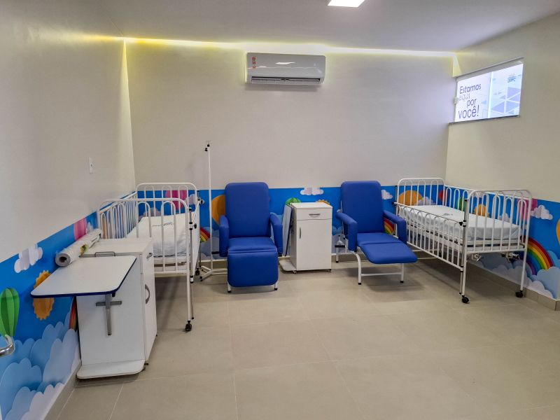 Hospital Infantil primeira etapa ambulatório na Cidade Nova