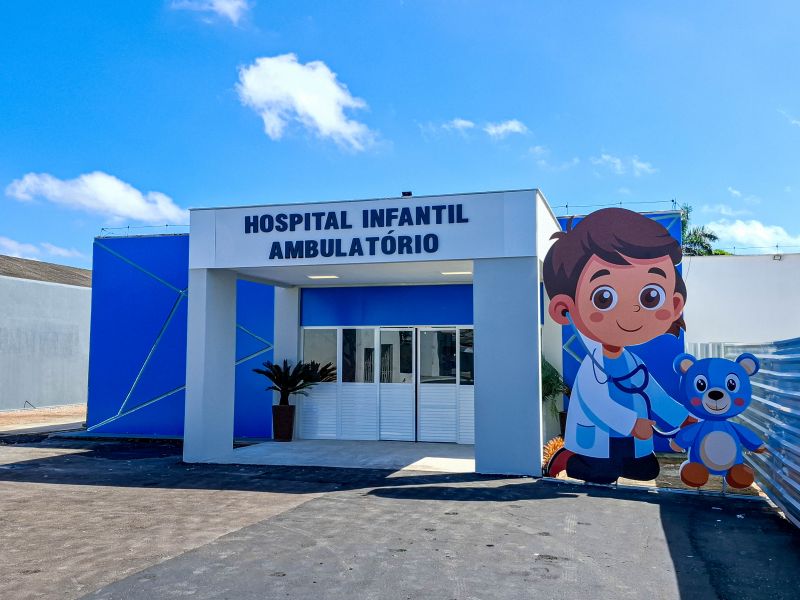 Hospital Infantil primeira etapa ambulatório na Cidade Nova