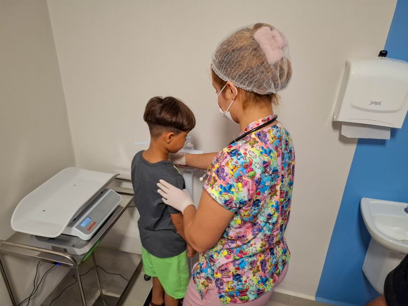 Hospital Infantil primeira etapa ambulatório na Cidade Nova