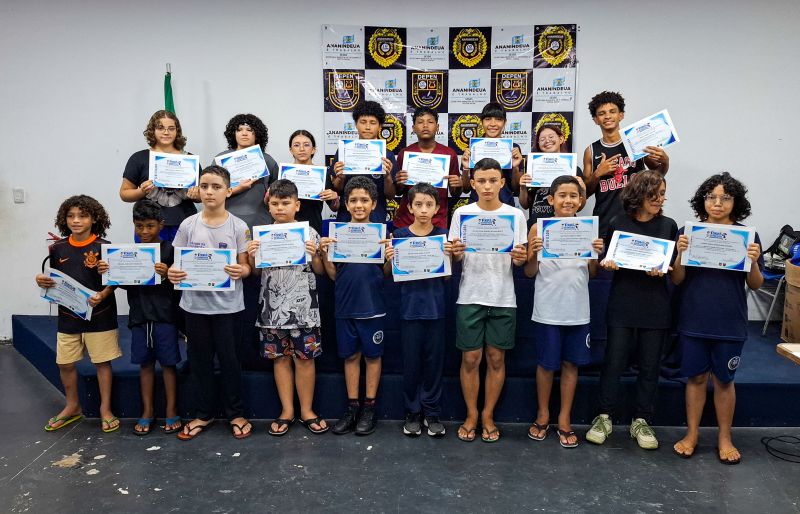 Encerramento das Férias Esportivas e entrega dos Certificados