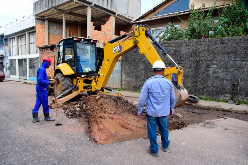 Lançamento do programa Só o Tapete na rua Bom Sossego no bairro Centro