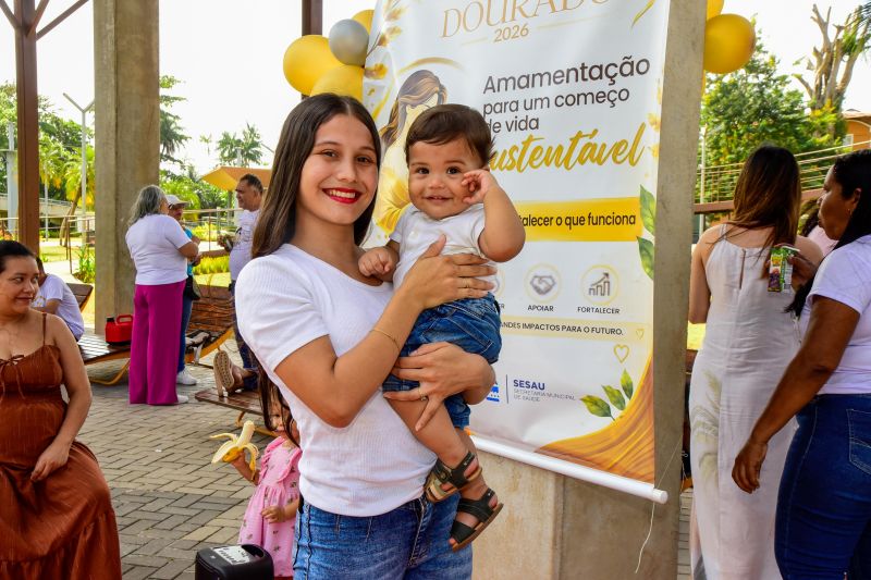 Agosto Dourado com amamentação para um começo de vida sustentável: Fortalecer o que funciona no Parque Vila Maguary
