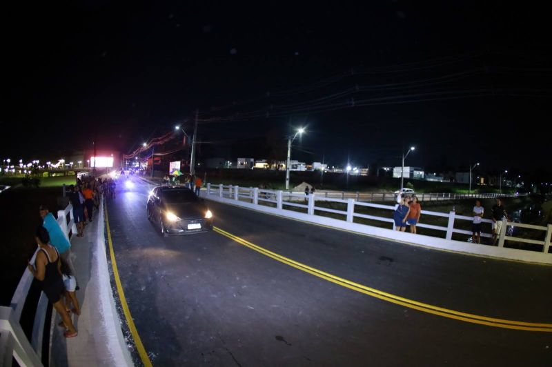 Inauguração da ponte Maguariaçu na estrada do Maguary