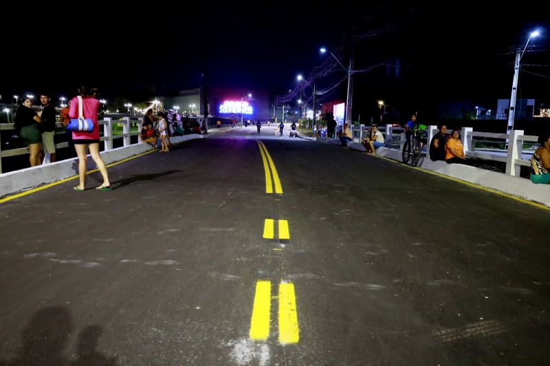 Inauguração da ponte Maguariaçu na estrada do Maguary