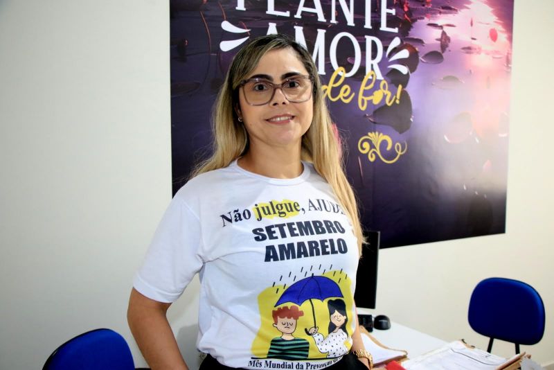 Setembro Amarelo no CAPS Ill no conjunto Julia Seffer.
