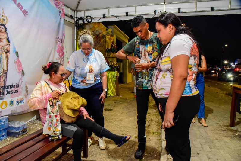 Acolhida dos Romeiros na escola Selesiana do Trabalho na BR 316