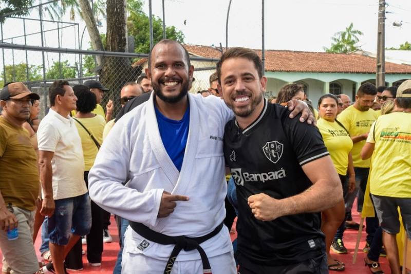 Vice - Prefeito de Ananindeua, Hugo Athayde em apoio ao esporte.
