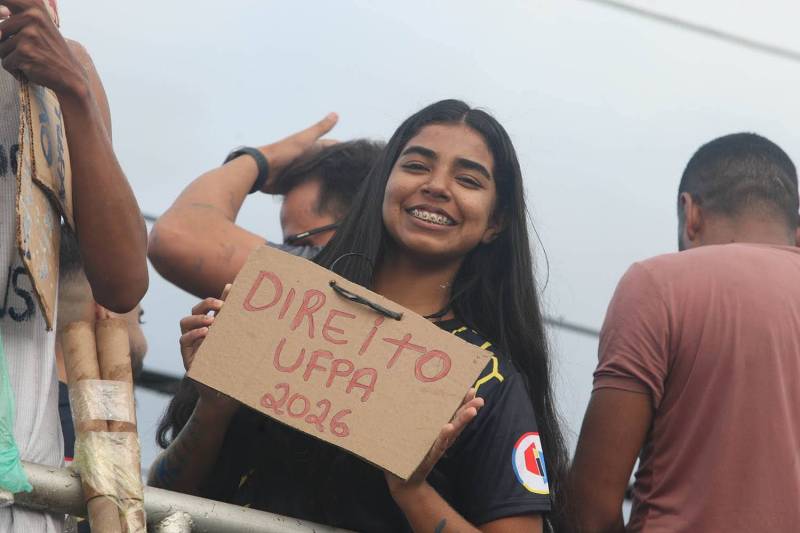 Caloura de direito na UFPA.