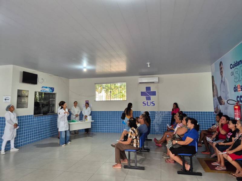 Ação realizada na UBS Paar.